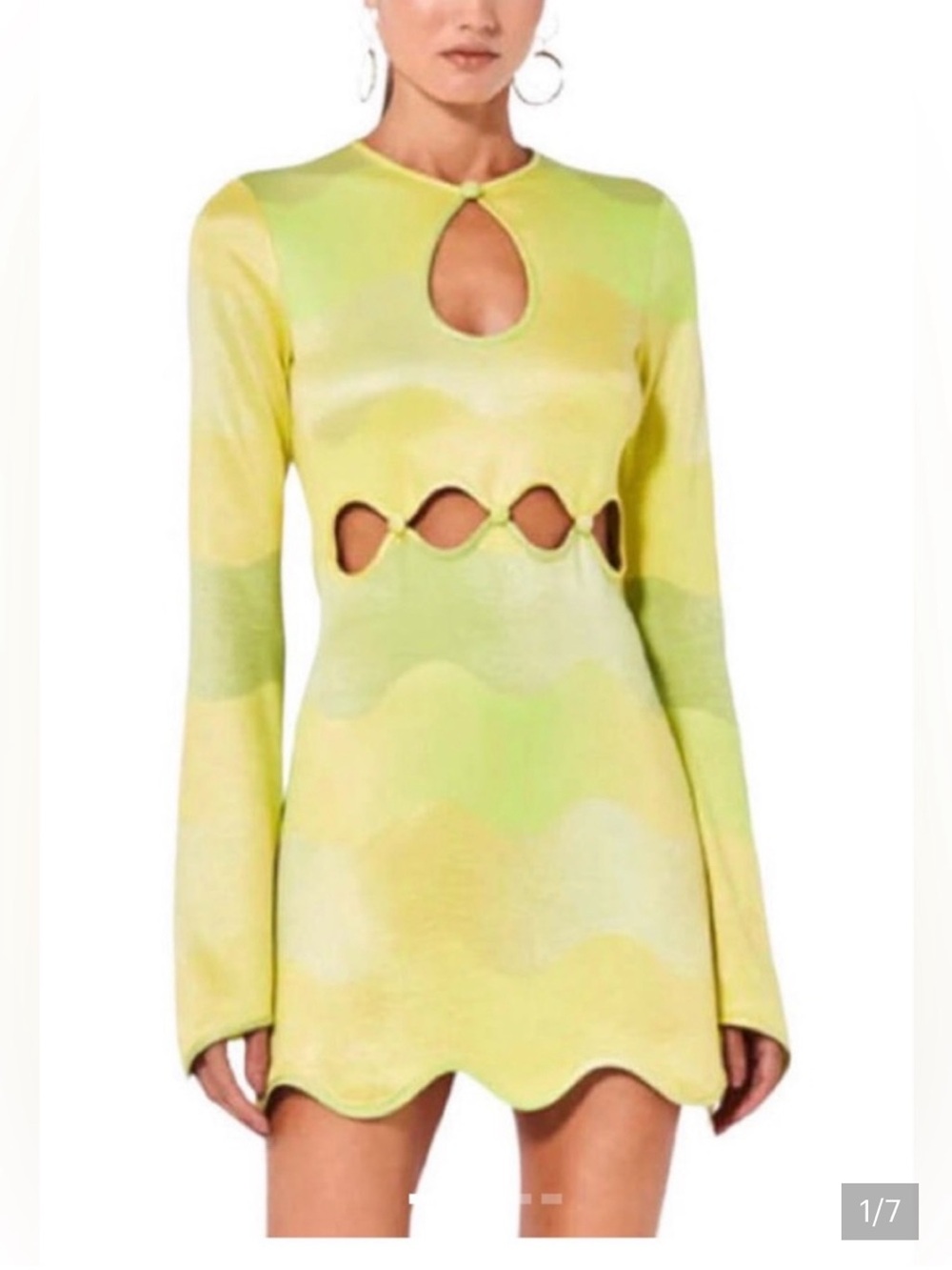 ISO Alexis Chiara Lime Green Dress size XS